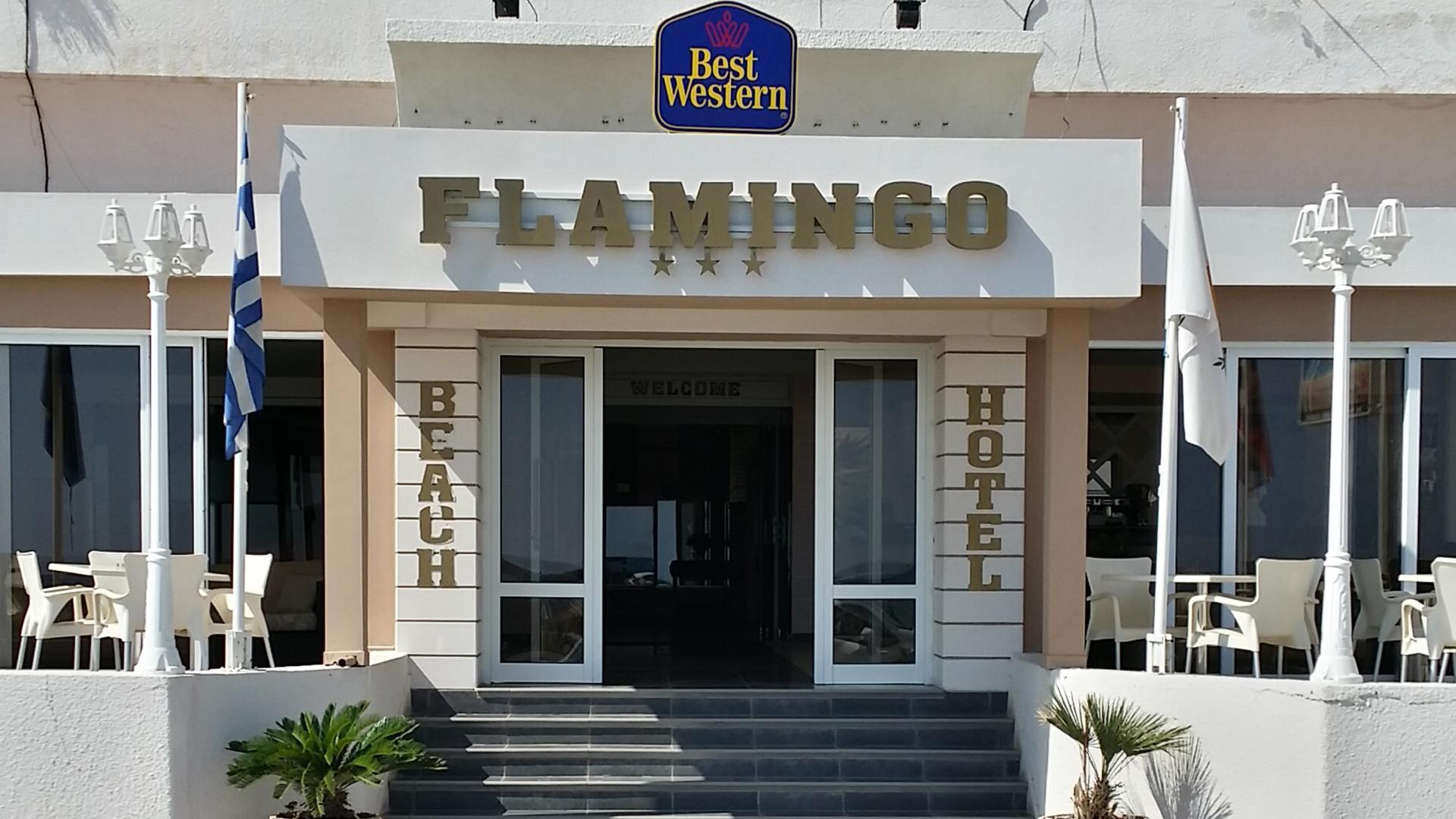 Flamingo Beach Hotel Larnaca Exterior foto