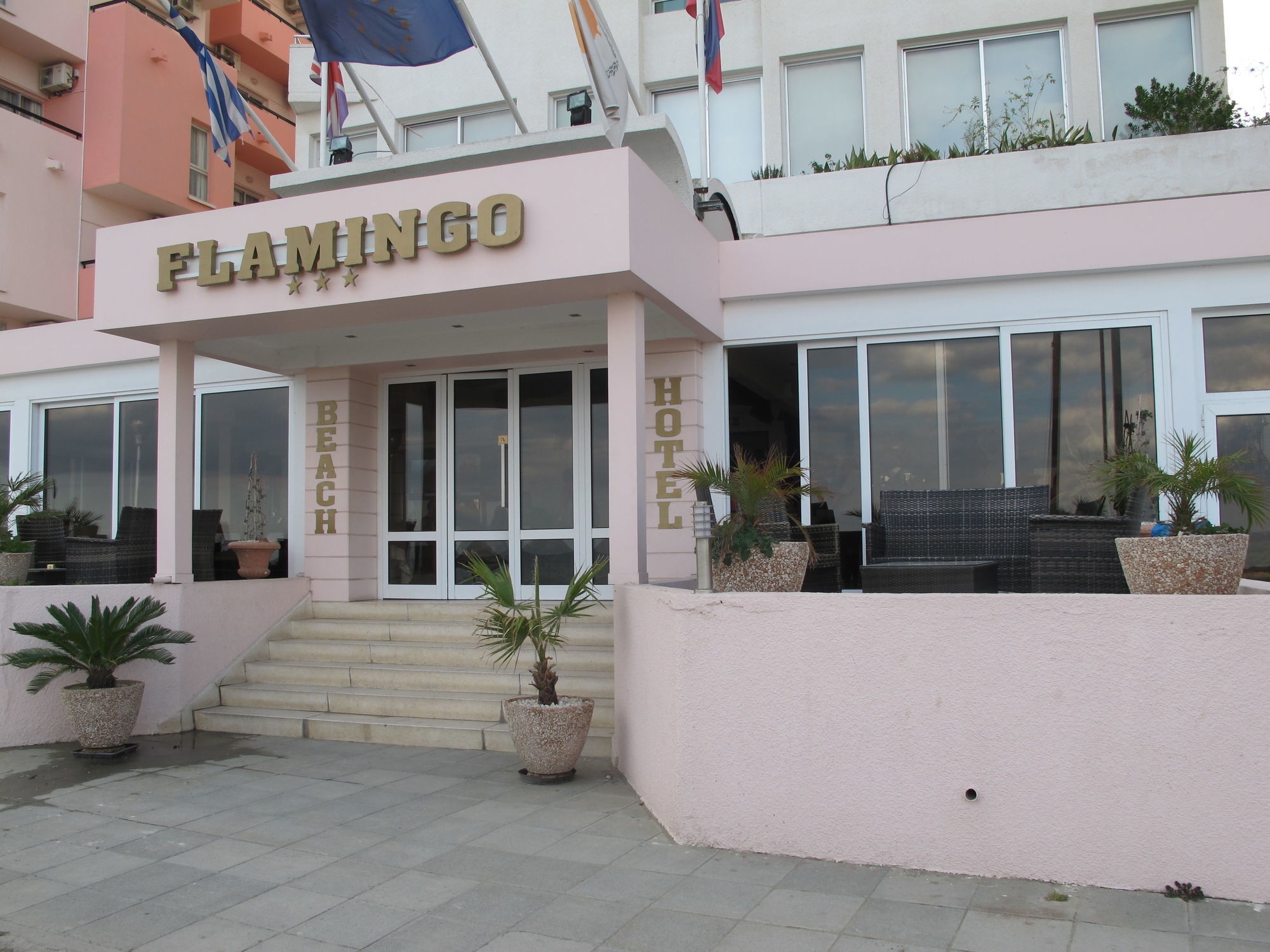 Flamingo Beach Hotel Larnaca Exterior foto